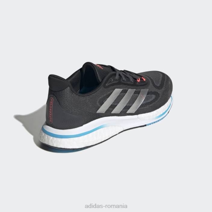 Adidas pantofi carbon supernova+ bărbați carbon/argint/turbo 2JBN12976