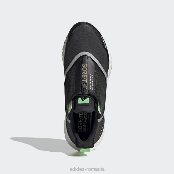 Adidas pantofi carbon ultraboost 22 gore-tex bărbați carbon/alb/verde fascicul 2JBN12479