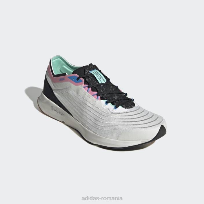 Adidas pantofi de alergare adizero lightstrike joase nevopsite bărbați nevopsit/gri/roz 2JBN13004