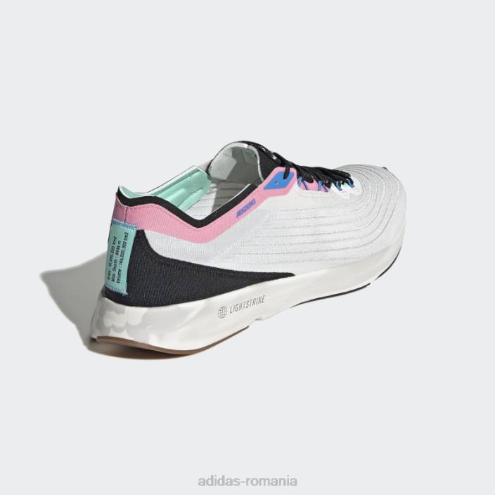 Adidas pantofi de alergare adizero lightstrike joase nevopsite bărbați nevopsit/gri/roz 2JBN13004