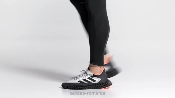 Adidas pantofi de alergare albi 4dfwd 2 bărbați alb/negru/portocaliu 2JBN4501