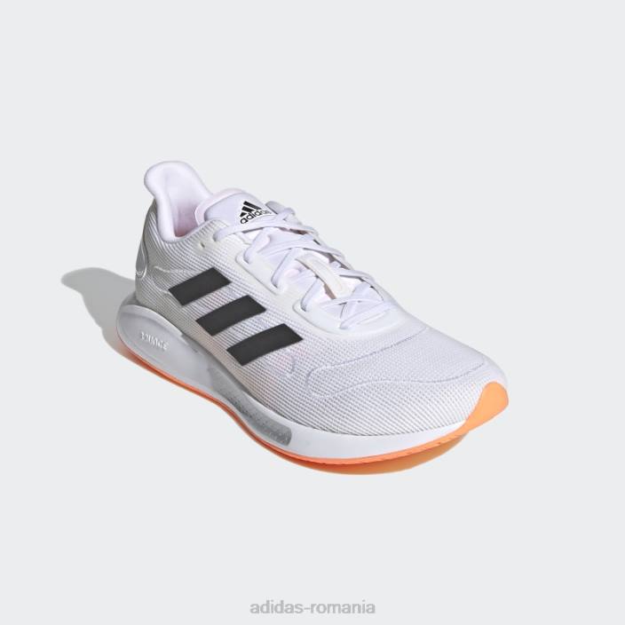Adidas pantofi de alergare galaxar alb adidas bărbați alb/negru/portocaliu 2JBN426