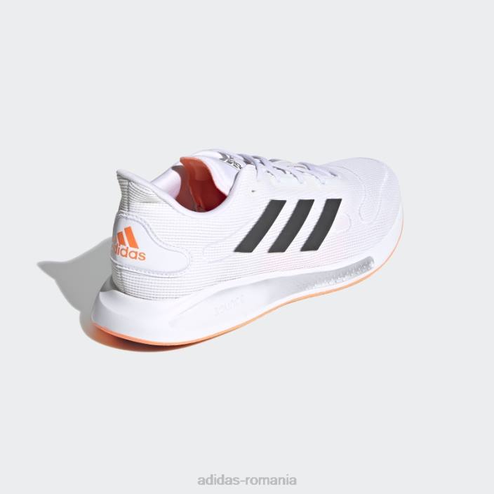 Adidas pantofi de alergare galaxar alb adidas bărbați alb/negru/portocaliu 2JBN426