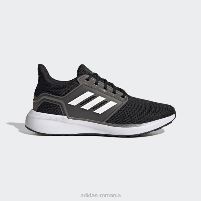 Adidas pantofi de alergare iron metalic eq19 bărbați negru/alb/fier metalic 2JBN472