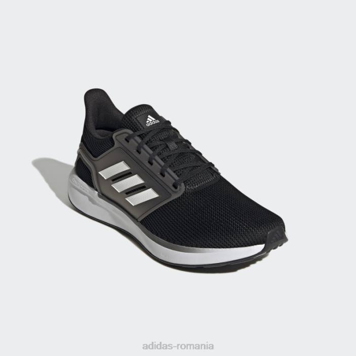 Adidas pantofi de alergare iron metalic eq19 bărbați negru/alb/fier metalic 2JBN472