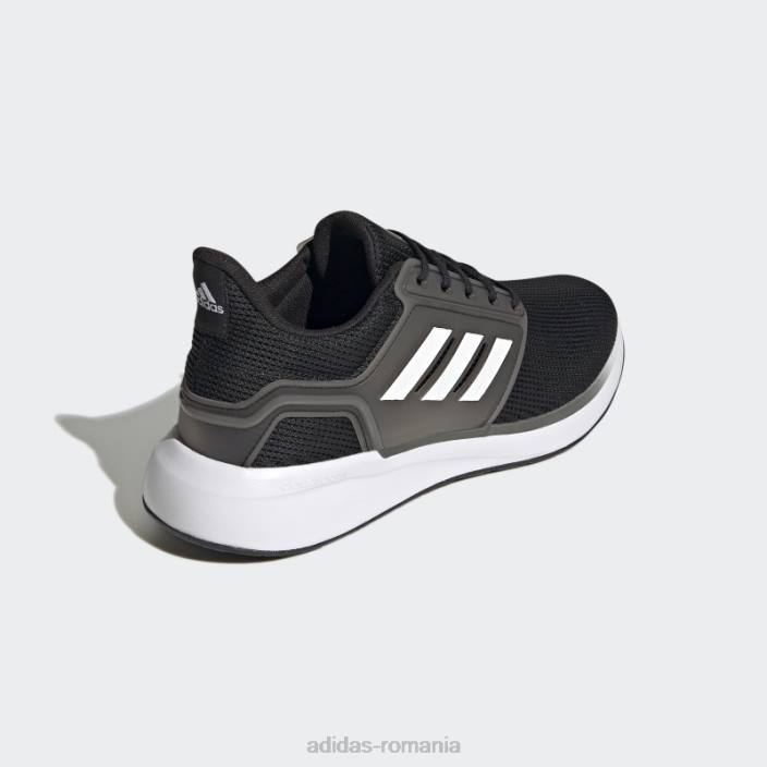 Adidas pantofi de alergare iron metalic eq19 bărbați negru/alb/fier metalic 2JBN472
