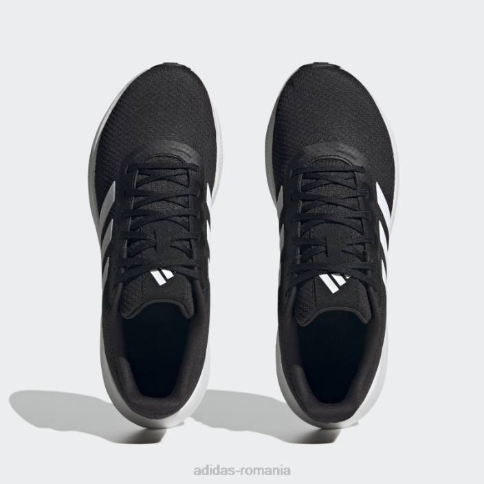 Adidas pantofi de alergare negri runfalcon 3 cloudfoam bărbați alb negru 2JBN4780