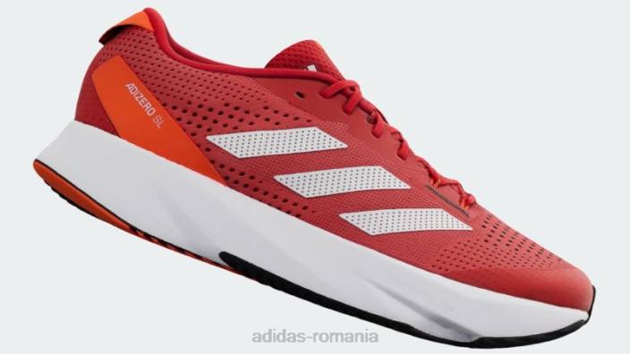 Adidas pantofi de alergare scarlet hot adizero sl bărbați stacojiu/alb/rosu 2JBN12467