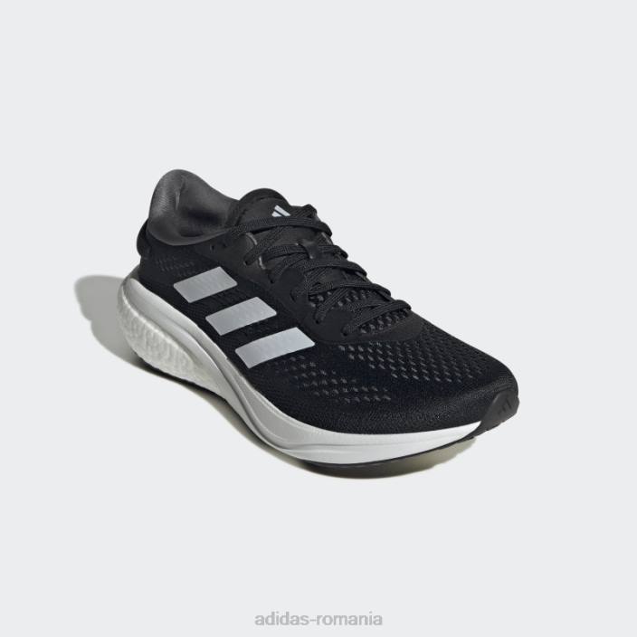 Adidas pantofi de alergare supernova 2 gri fashion bărbați negru/alb/gri 2JBN4295