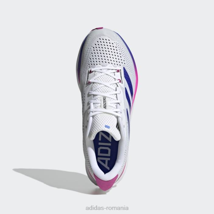 Adidas pantofi de alergat adizero sl fashion alb bărbați alb/albastru/fucsia 2JBN4554