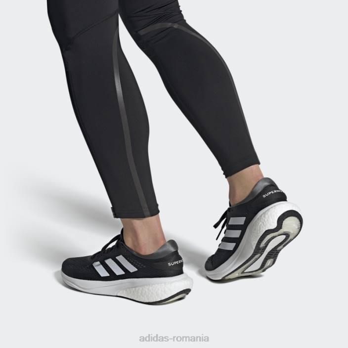 Adidas pantofi de alergat alb supernova 2 bărbați negru/alb/gri 2JBN143