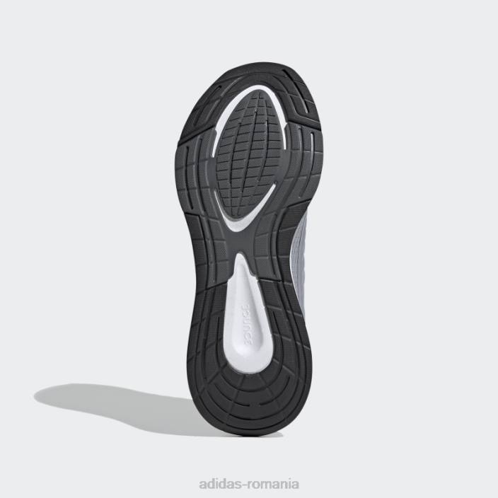 Adidas pantofi de alergat eq21 argintii bărbați argintiu/gri liniuță 2JBN478