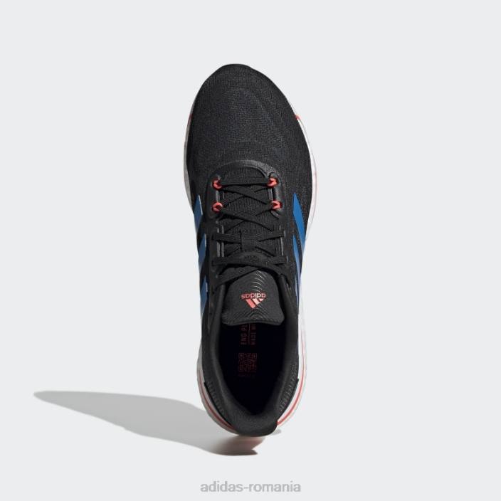 Adidas pantofi eleganti turbo supernova+ bărbați negru/albastru rush/turbo 2JBN12983