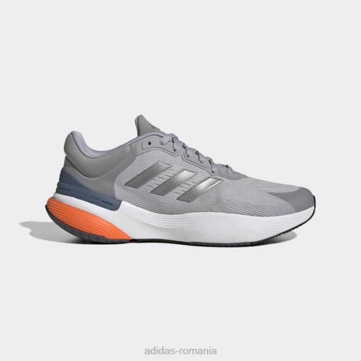Adidas pantofi gri response super 3.0 bărbați argintiu/fier metalic/gri 2JBN4813