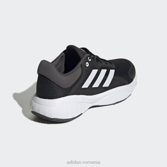 Adidas pantofi negri de răspuns adidas bărbați negru/alb/gri 2JBN12693