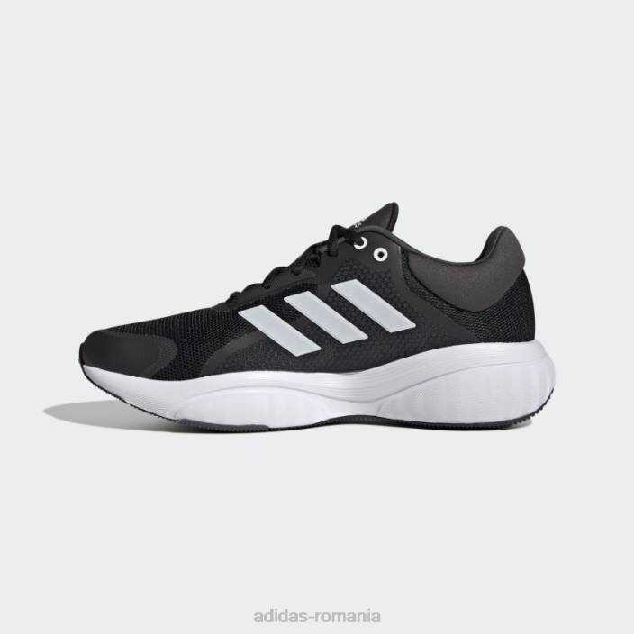 Adidas pantofi negri de răspuns adidas bărbați negru/alb/gri 2JBN12693