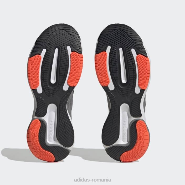 Adidas pantofi negri de răspuns super 3.0 bărbați gri/negru/rosu 2JBN4186