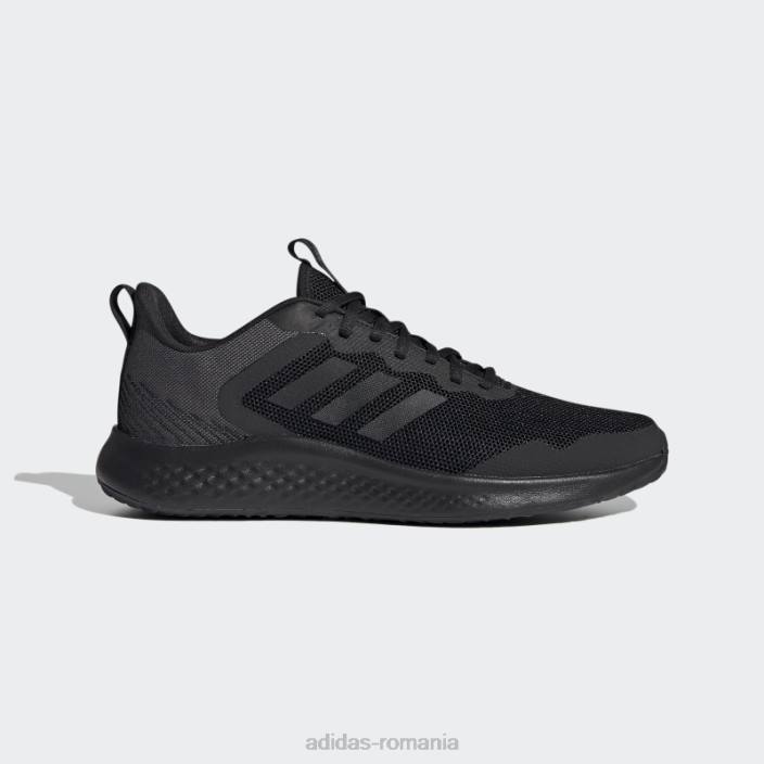 Adidas pantofi negri fluidstreet bărbați gri inchis 2JBN425
