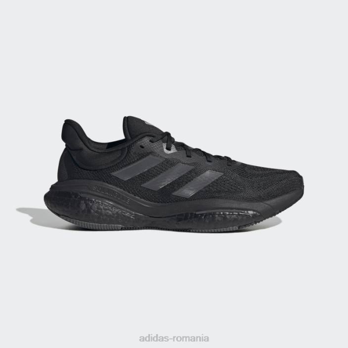 Adidas pantofi negri solarglide 6 adidas bărbați negru/gri/carbon 2JBN12717