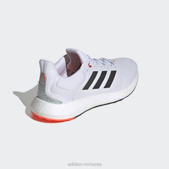 Adidas pantofi pureboost 21 negri bărbați alb/negru/rosu 2JBN420