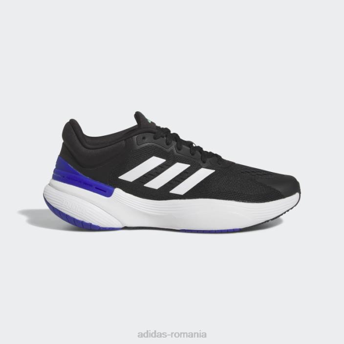 Adidas pantofi response super 3.0 negri bărbați negru/alb/mentă 2JBN146