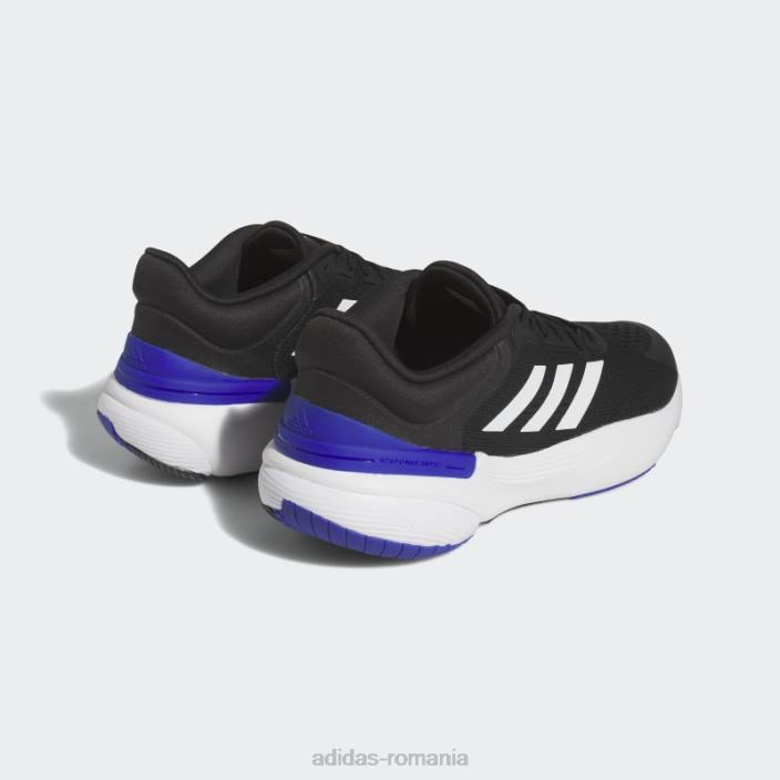 Adidas pantofi response super 3.0 negri bărbați negru/alb/mentă 2JBN146