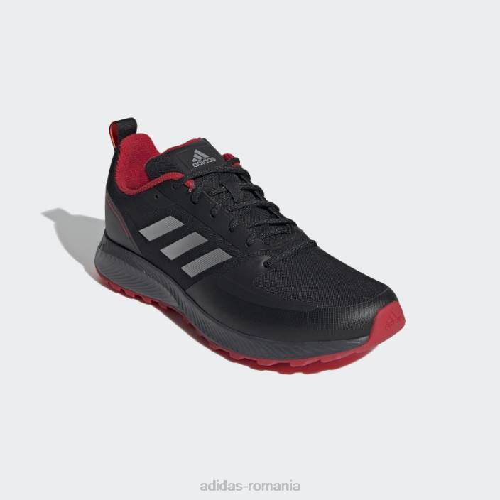 Adidas pantofi run falcon 2.0 tr negri bărbați negru/argintiu/gri 2JBN1400