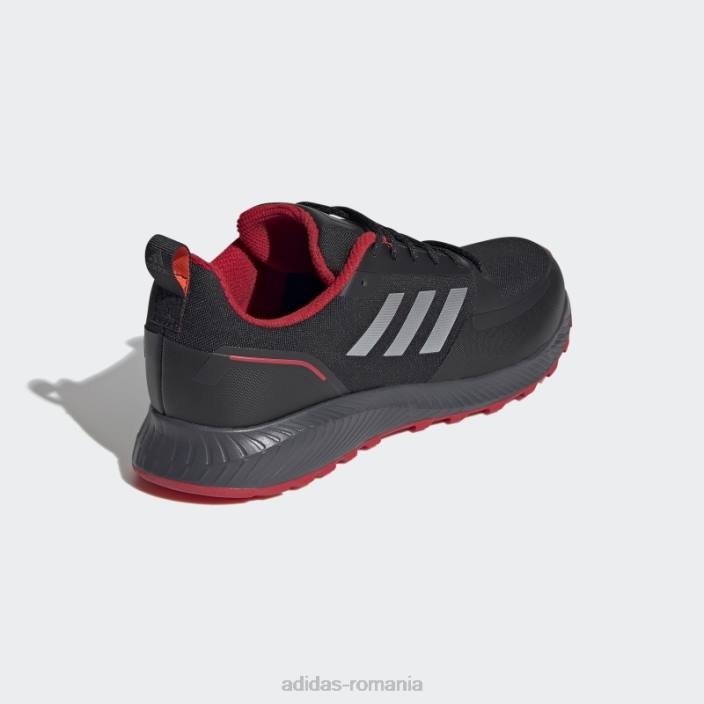 Adidas pantofi run falcon 2.0 tr negri bărbați negru/argintiu/gri 2JBN1400