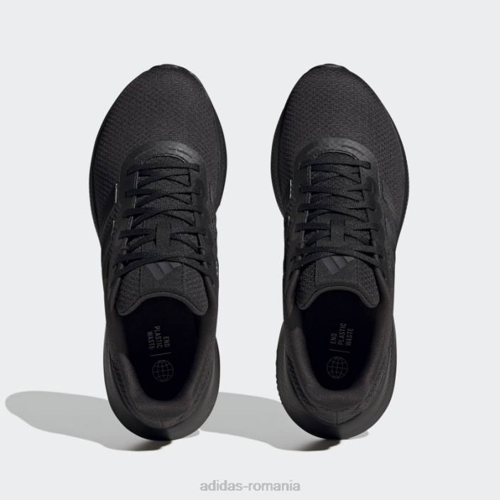 Adidas pantofi runfalcon 3.0 negri bărbați negru/carbon 2JBN3661