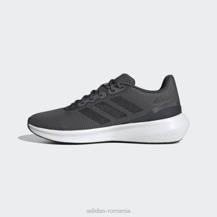 Adidas pantofi runfalcon 3 gri bărbați gri/negru/carbon 2JBN12187
