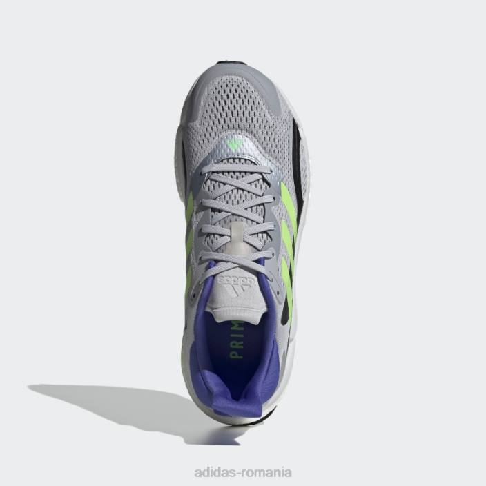 Adidas pantofi solarboost 3 argintii bărbați argintiu/verde/cerneală 2JBN608