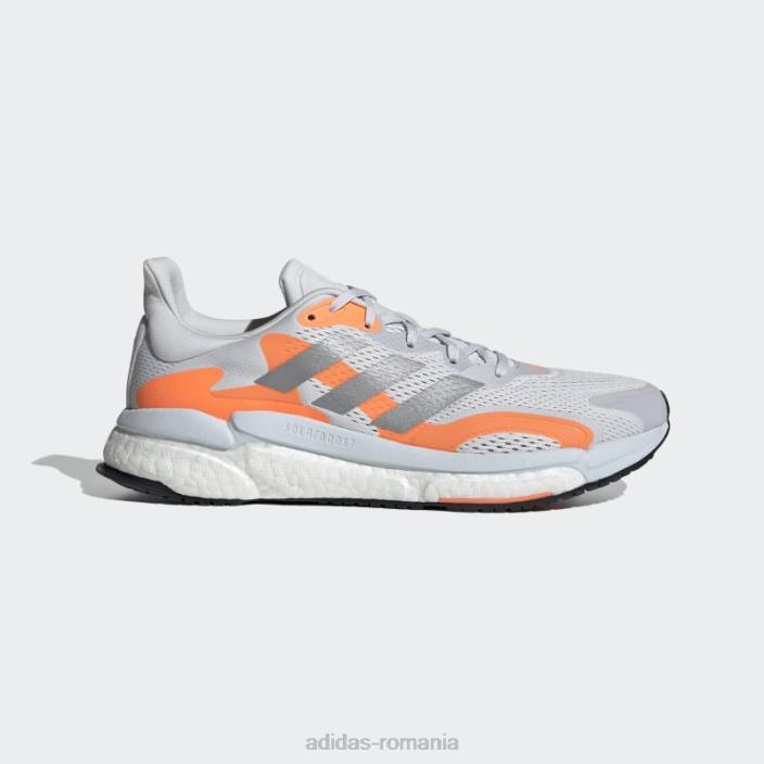 Adidas pantofi solarboost 3 dash gri bărbați liniuță gri/argintiu/portocaliu 2JBN511