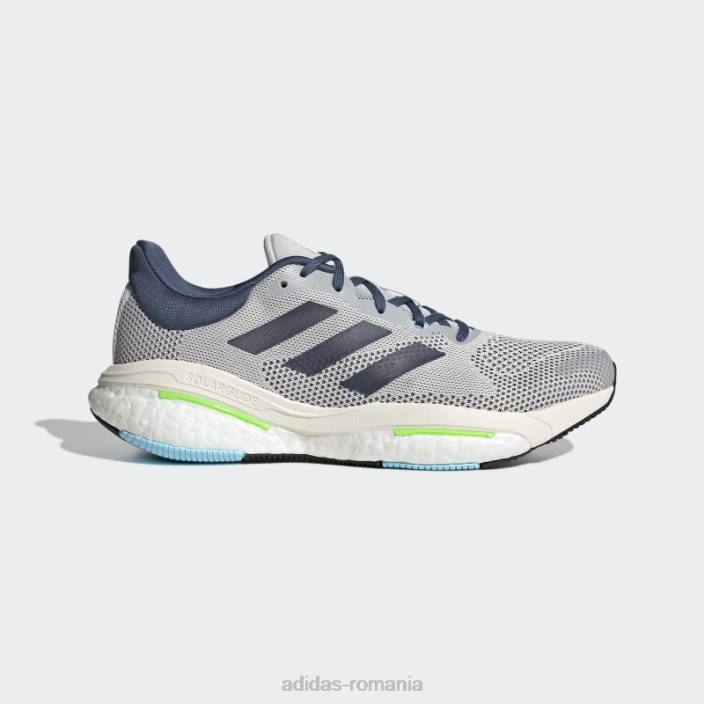 Adidas pantofi solarglide 5 dash gri bărbați liniuță gri/bleumarin/verde 2JBN482