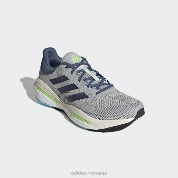 Adidas pantofi solarglide 5 dash gri bărbați liniuță gri/bleumarin/verde 2JBN482