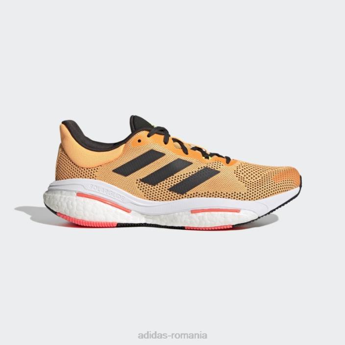Adidas pantofi solarglide 5 portocalii bărbați portocaliu/carbon/turbo 2JBN470