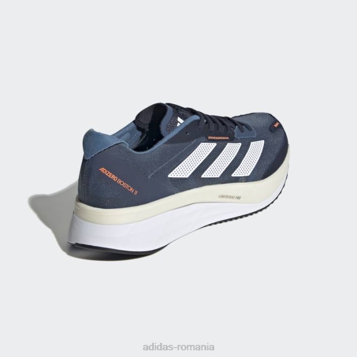 Adidas pantofi steel adizero boston 11 bărbați otel/alb/portocaliu 2JBN4534