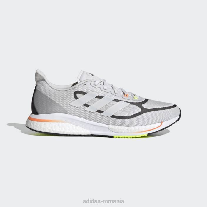 Adidas pantofi supernova+ dash gri bărbați liniuță gri/alb/portocaliu 2JBN509