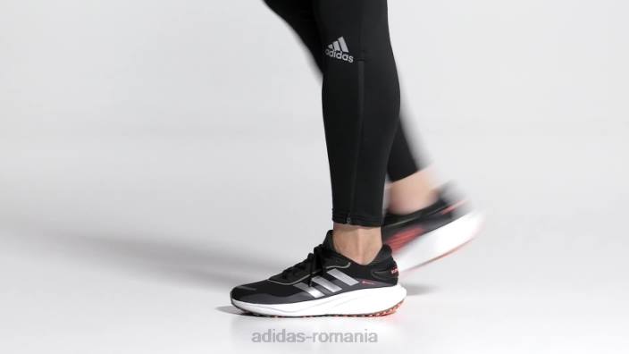 Adidas pantofi supernova gore-tex negri bărbați negru/argintiu/portocaliu fascicul 2JBN12314