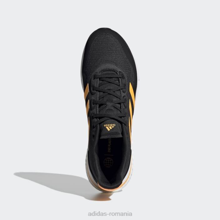 Adidas pantofi supernova portocalii bărbați negru/portocaliu 2JBN531