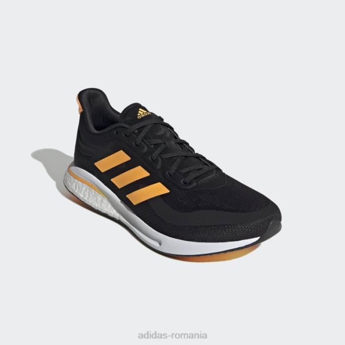 Adidas pantofi supernova portocalii bărbați negru/portocaliu 2JBN531