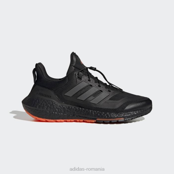 Adidas pantofi ultraboost 22 cold.rdy 2.0 carbon bărbați negru/carbon/portocaliu 2JBN12316