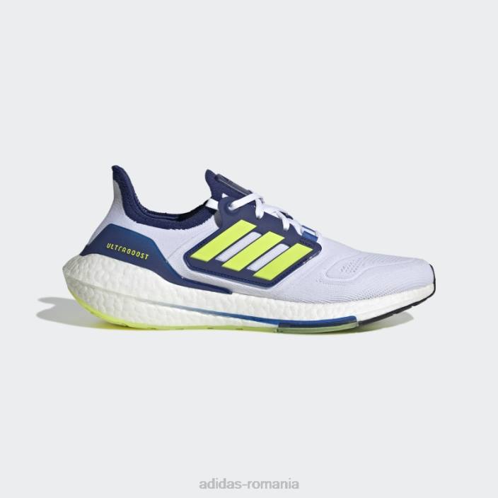 Adidas pantofi ultraboost 22 galbeni bărbați alb/galben/albastru 2JBN721