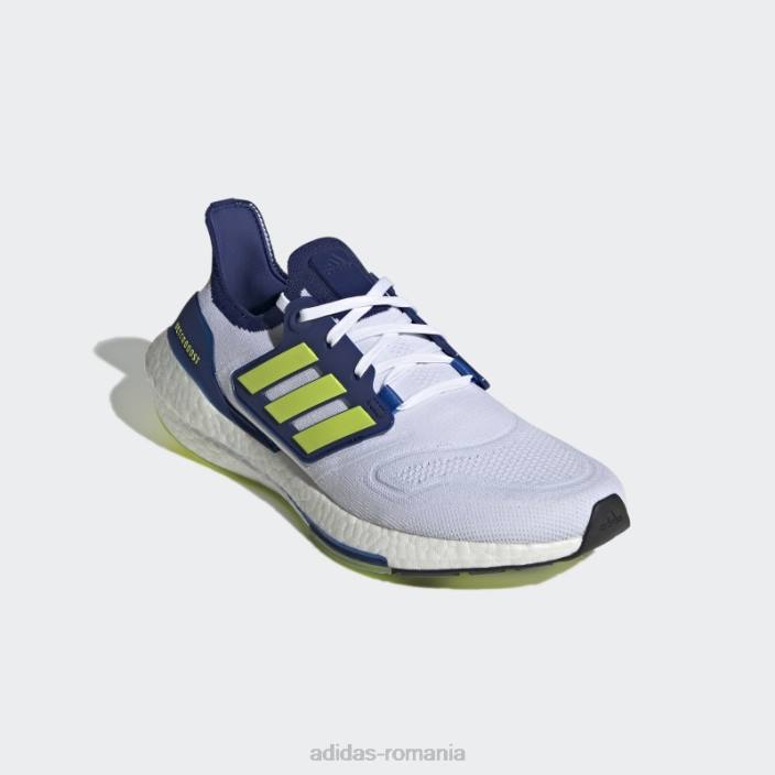 Adidas pantofi ultraboost 22 galbeni bărbați alb/galben/albastru 2JBN721
