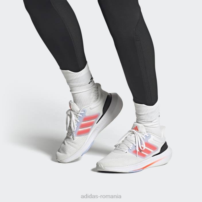 Adidas pantofi ultrabounce albi eleganti bărbați alb roșu 2JBN4098