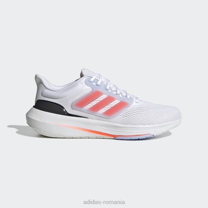 Adidas pantofi ultrabounce albi la modă bărbați alb roșu 2JBN175