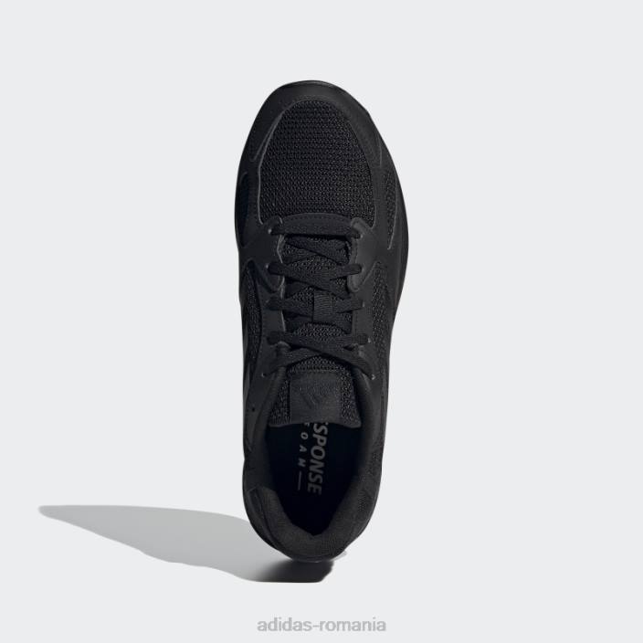 Adidas răspuns alergă pantofi negri bărbați negru 2JBN535