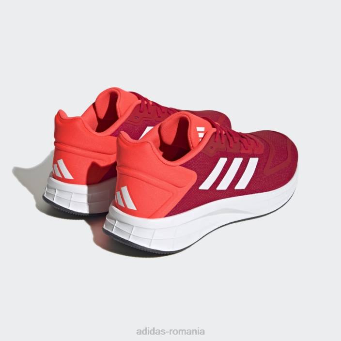 Adidas rosu duramo 10 pantofi moda bărbați stacojiu/alb/rosu 2JBN4180