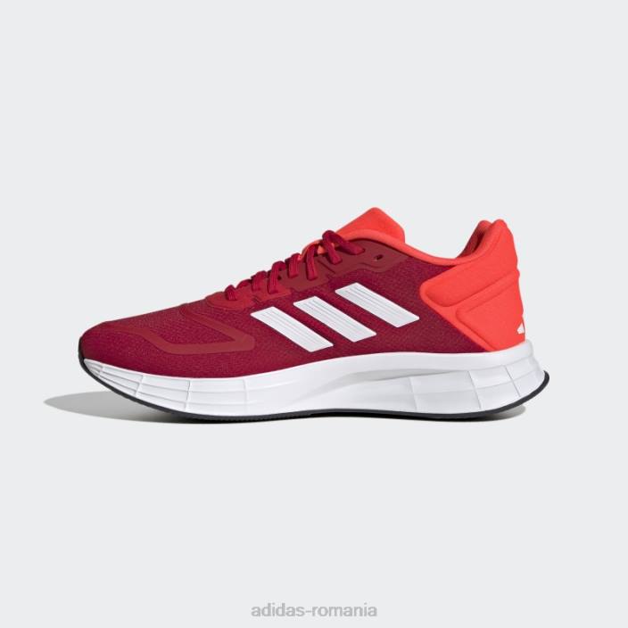 Adidas rosu duramo 10 pantofi moda bărbați stacojiu/alb/rosu 2JBN4180