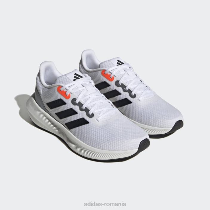 Adidas runfalcon 3 cloudfoam pantofi de alergare albi albi bărbați alb negru 2JBN4184