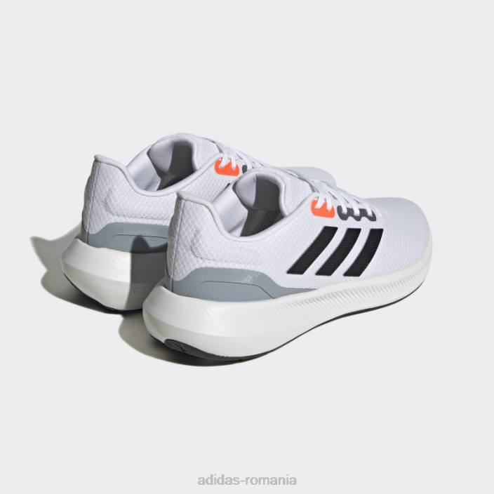 Adidas runfalcon 3 cloudfoam pantofi de alergare albi albi bărbați alb negru 2JBN4184